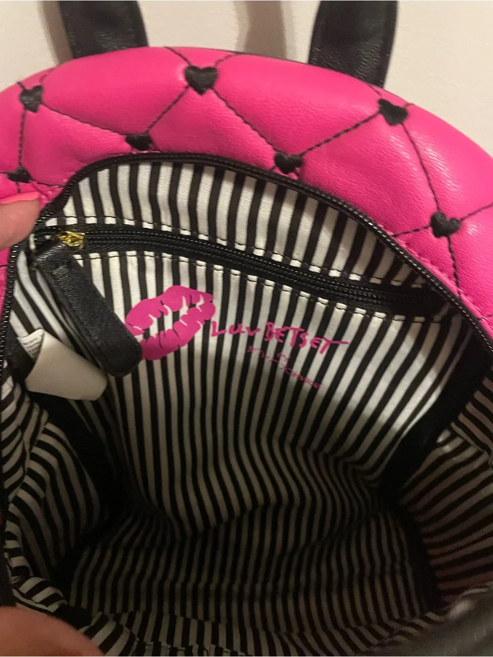Betsey Johnson stylish fuchsia
